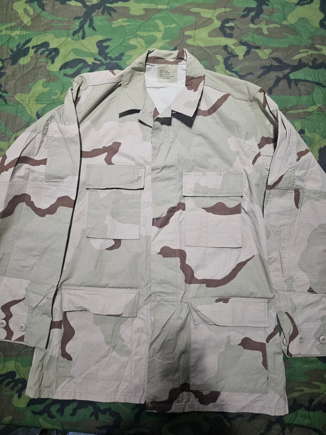 미군오리지날 사막삼색 bdu 신품ML 상품이미지1