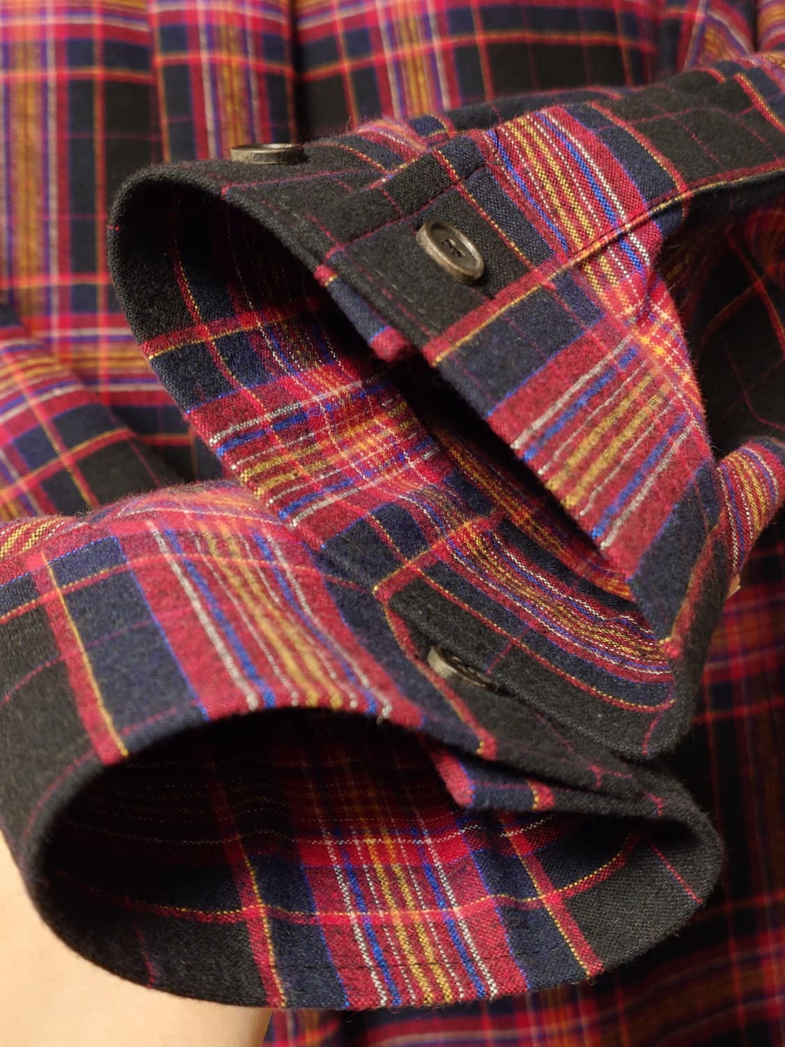 [48] 준지 23FW 플란넬 루미핏 레드 체크 셔츠 상품이미지5