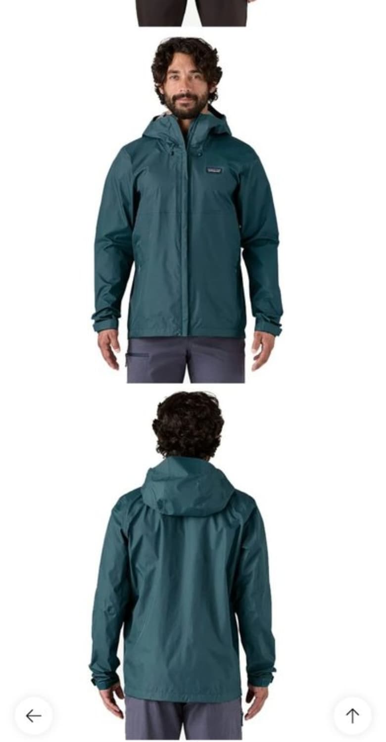 파타고니아 토렌트쉘 XL 타이달 틸 새상품 상품이미지2