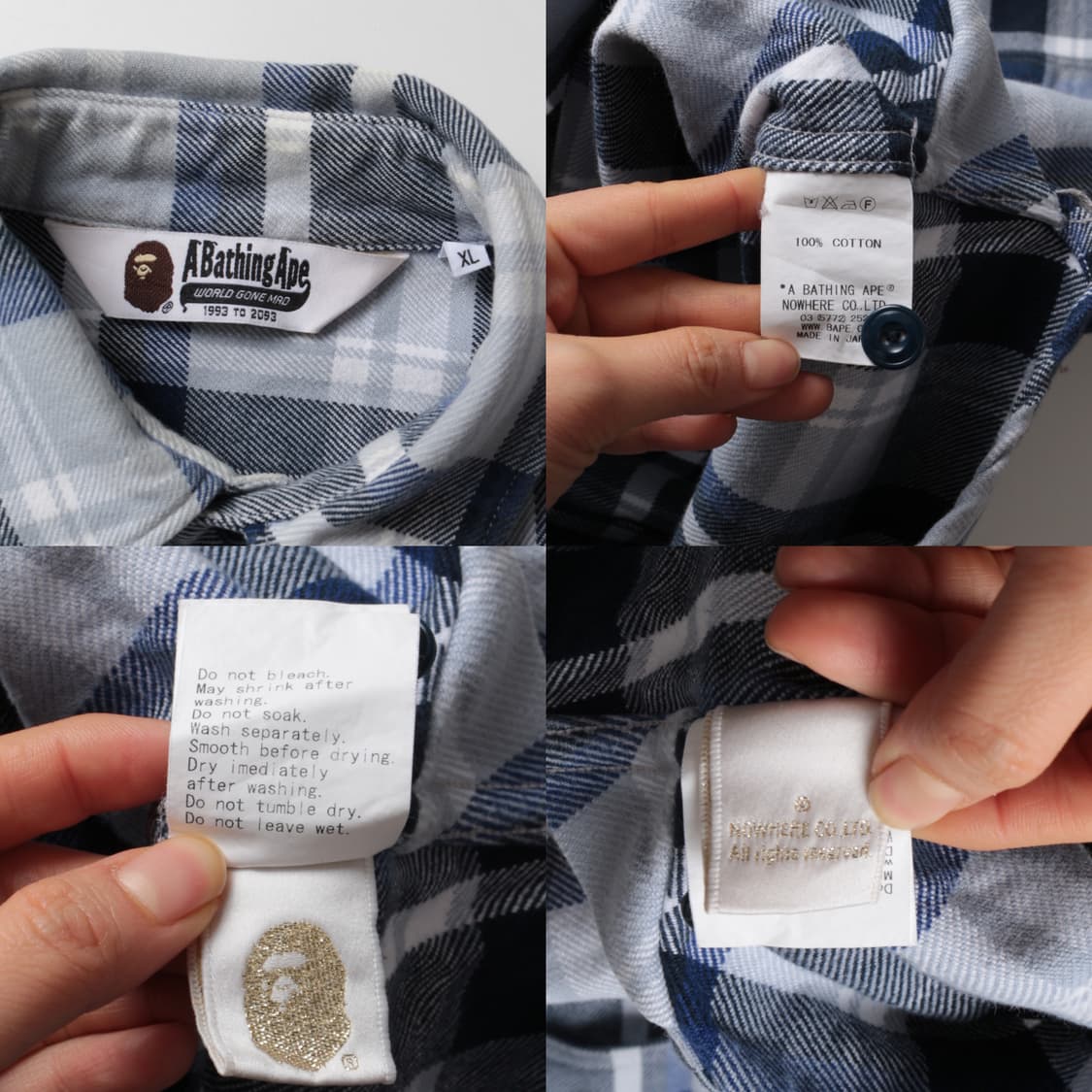 베이프 플란넬 워크셔츠   상품이미지8