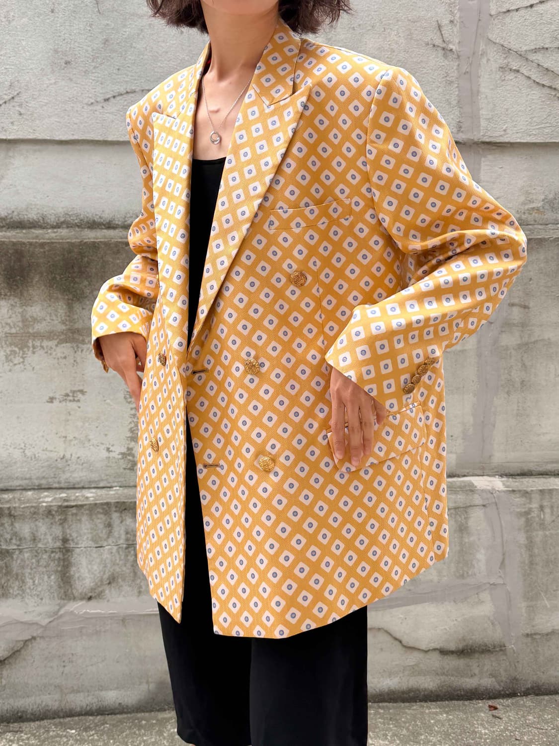 80s geometry double jacket  상품이미지1