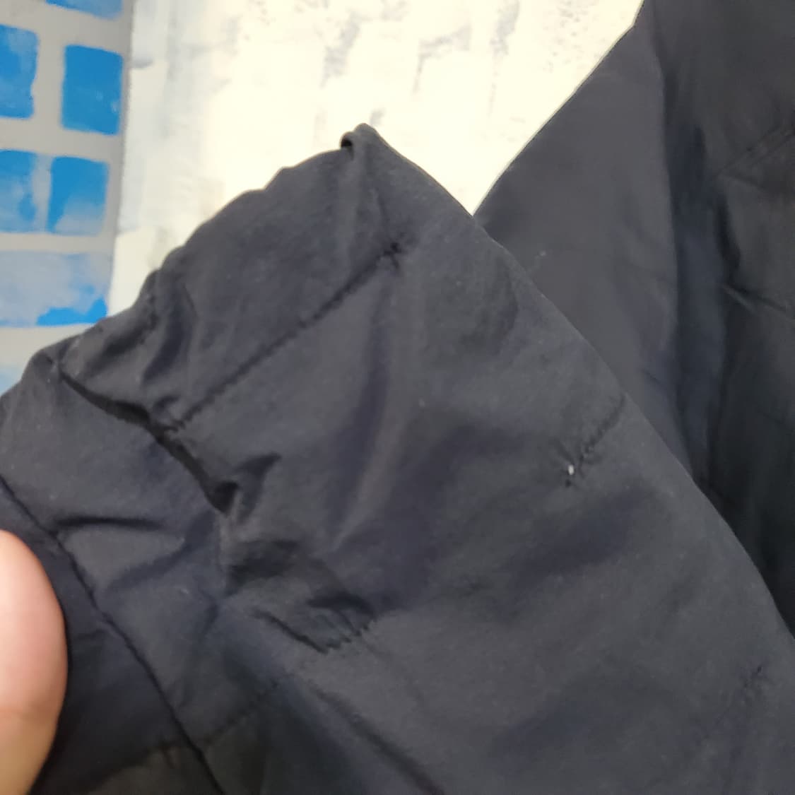 노스페이스 브이모션 블랙 경량 패딩 자켓  상품이미지6