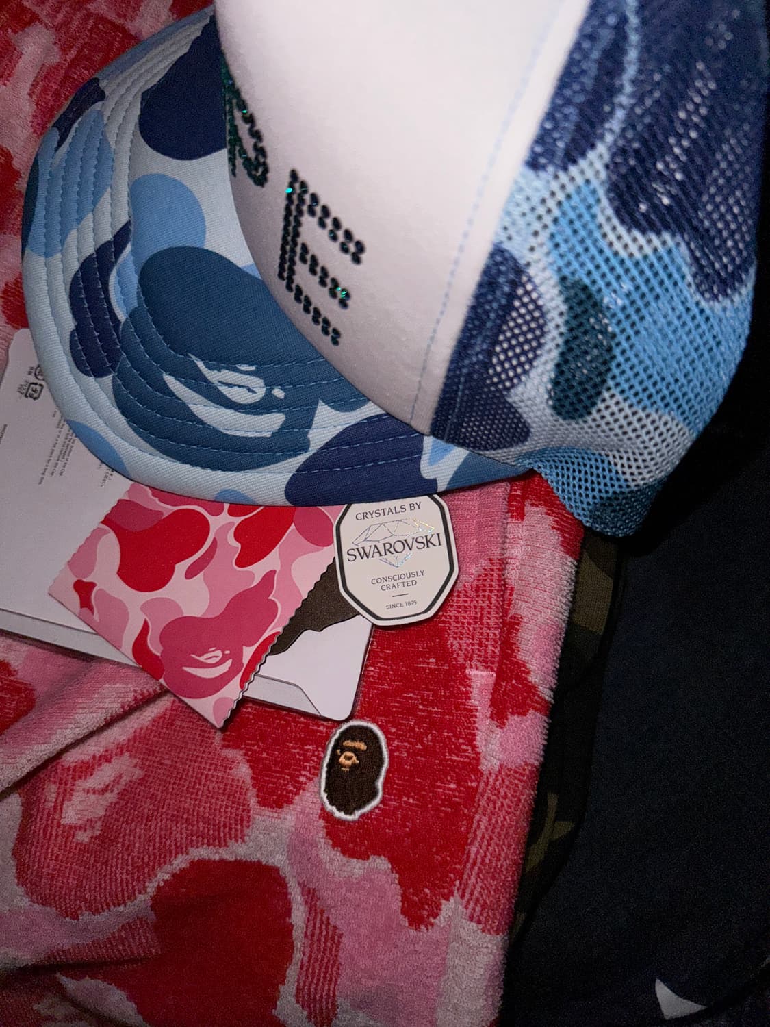 베이프 ABC 카모 캡 모자 상품이미지5