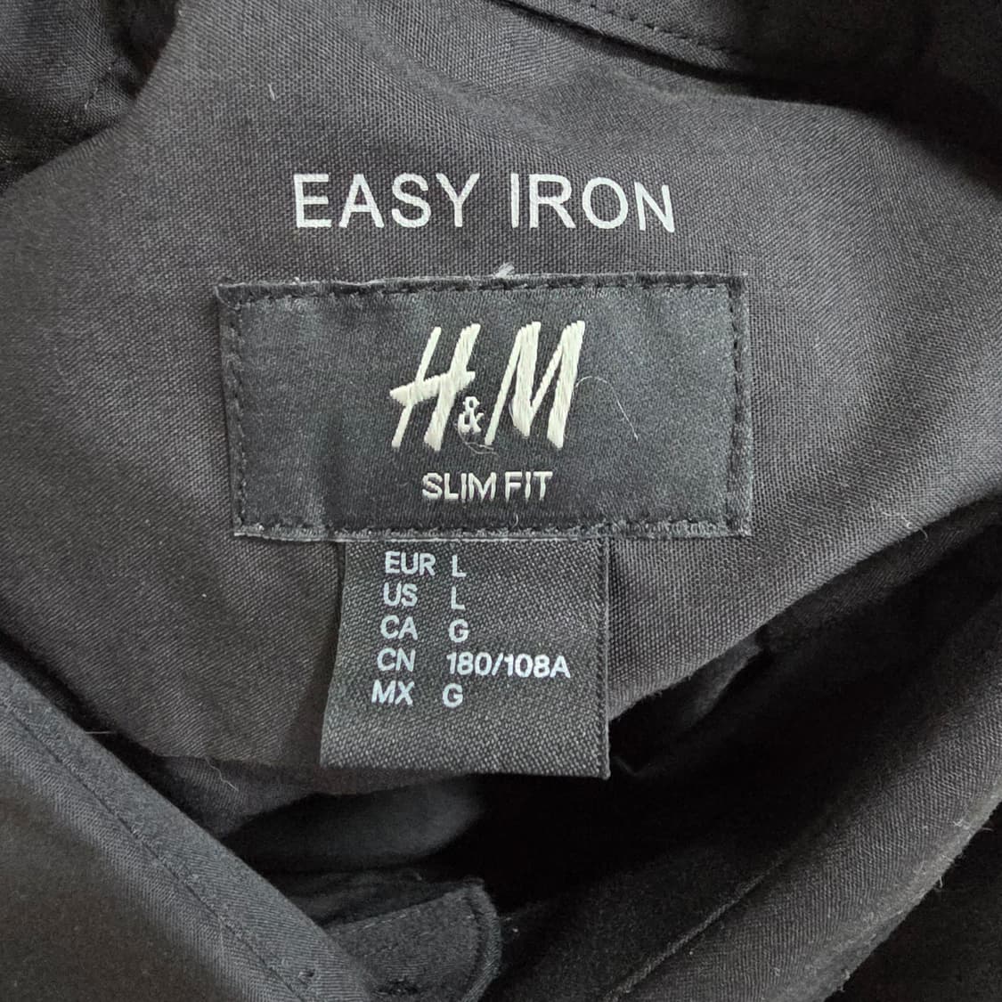 (L)H&M 슬림핏 셔츠 상품이미지5