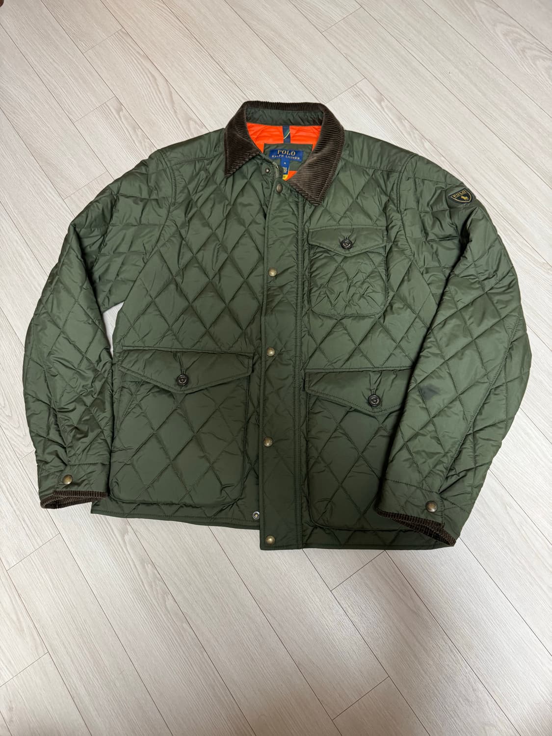 폴로 랄프로렌 맨 비트온 퀼트 자켓 퀼팅 코듀로이 710884459001 상품이미지1