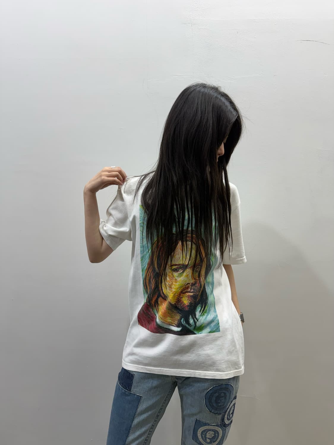 넘버나인 08S/S 커트코베인 반고흐 아트워크 티셔츠 상품이미지3