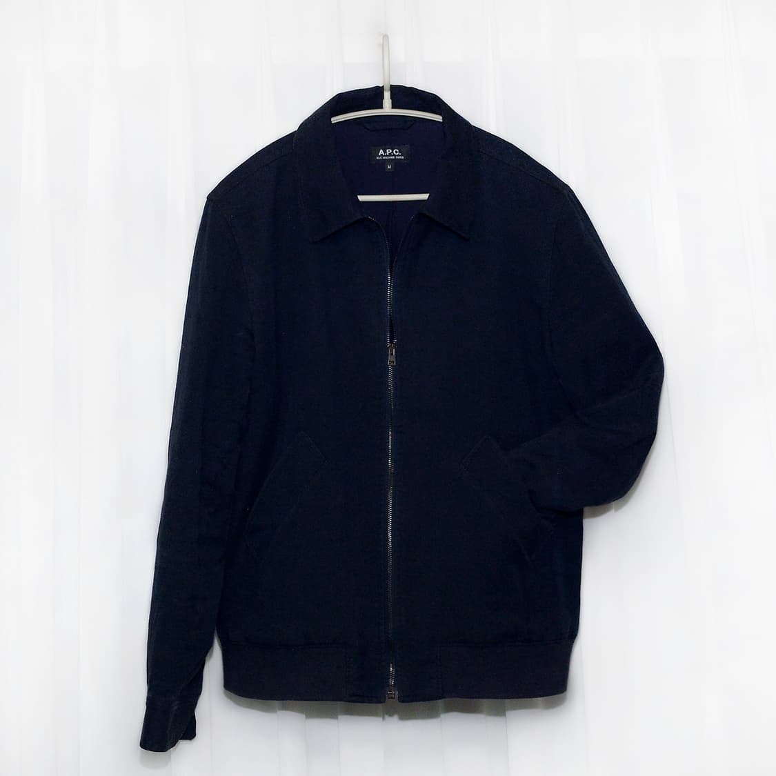 아페쎄 (A.P.C) 길버트 울코튼 집업 블루종 자켓 (M / 100) 상품이미지1