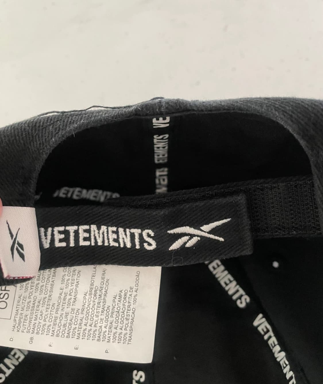 베트멍X리복 콜라보 캡모자 상품이미지6