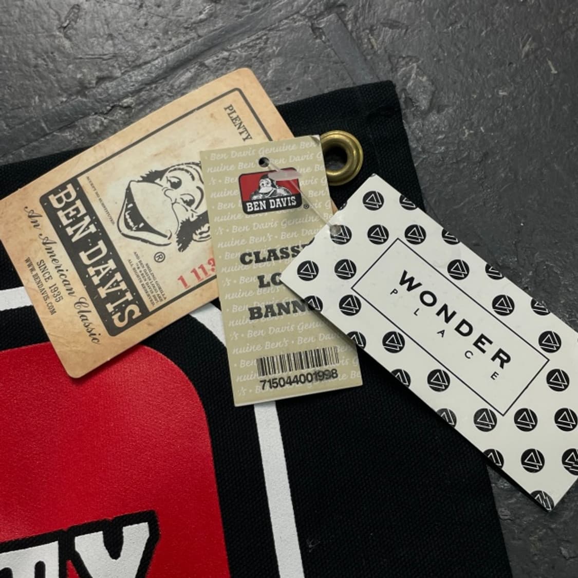 벤 데이비스 클래식 로고 배너 (새상품) 상품이미지3