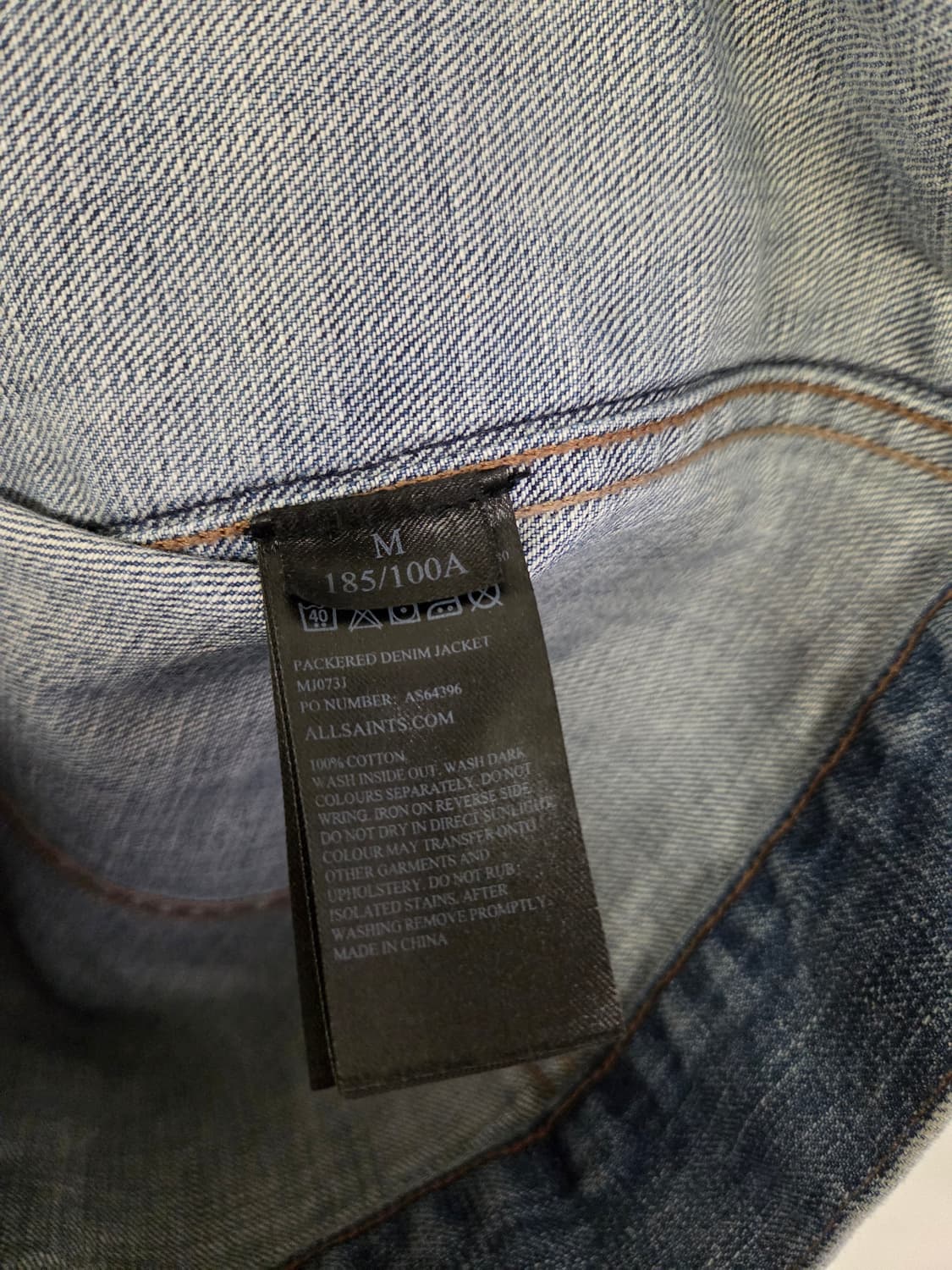 ALLSAINTS 데님 자켓 M 상품이미지6