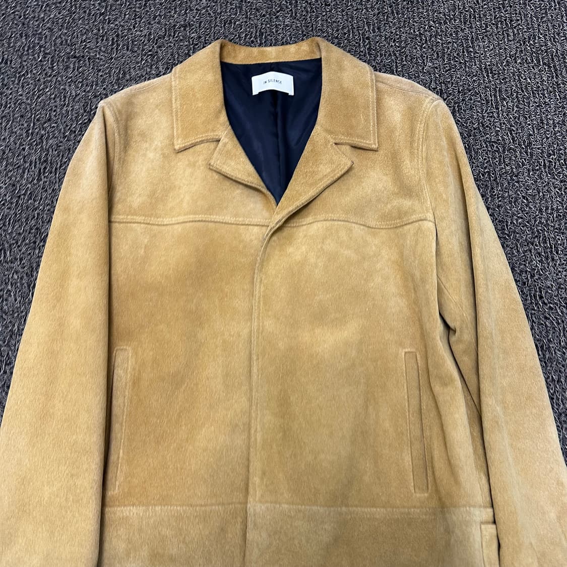 인사일런스 스웨이드 램스킨 자켓 L 상품이미지5