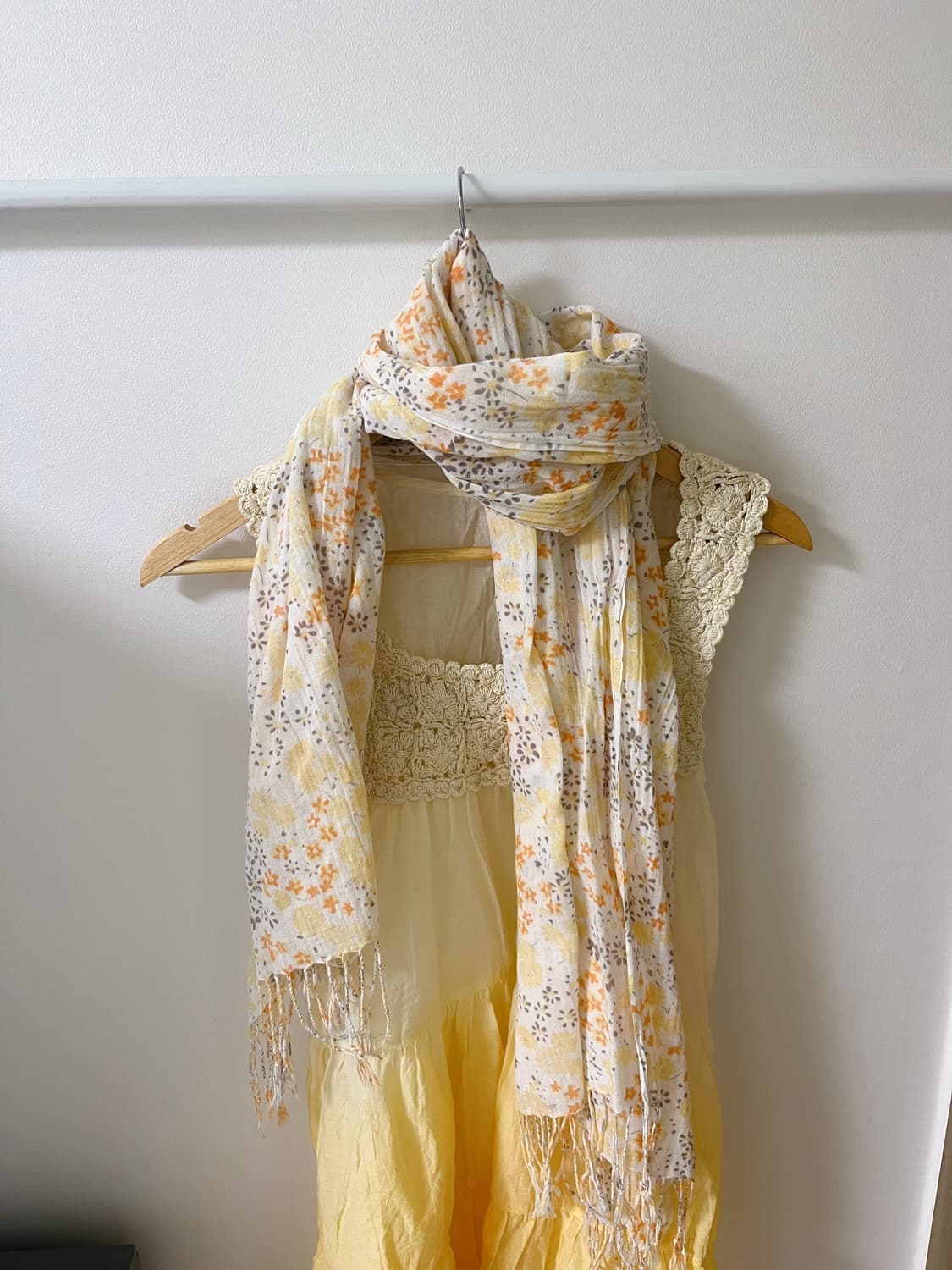 플라워 빈티지 스카프 상품이미지1