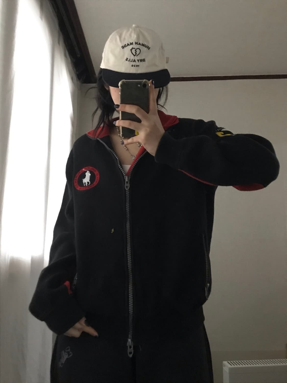 폴로 블랙 빅포니 레이싱 니트집업 상품이미지5