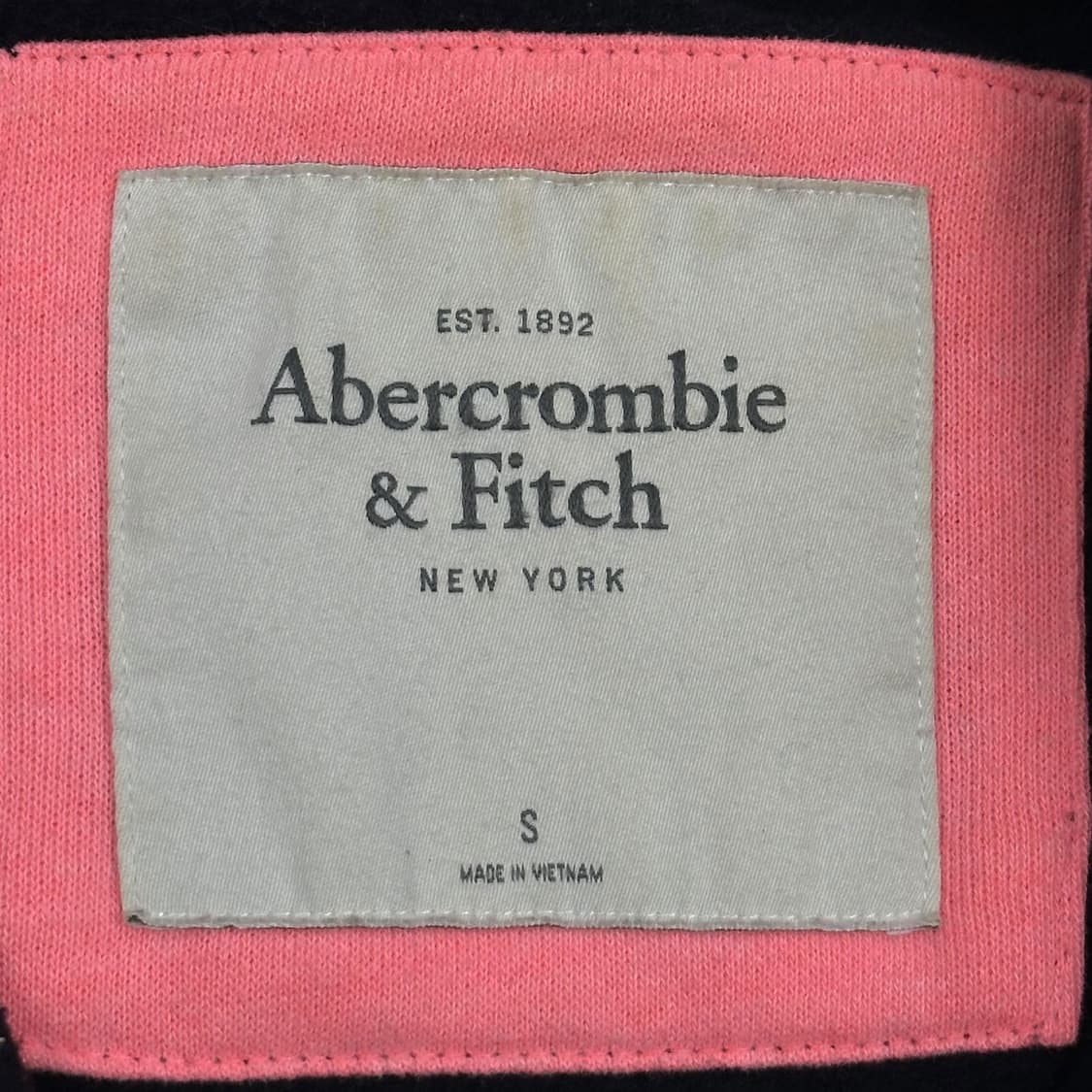 아베크롬비 오리지널 y2k 여성 슬림핏 후드집업 블랙 S 상품이미지5