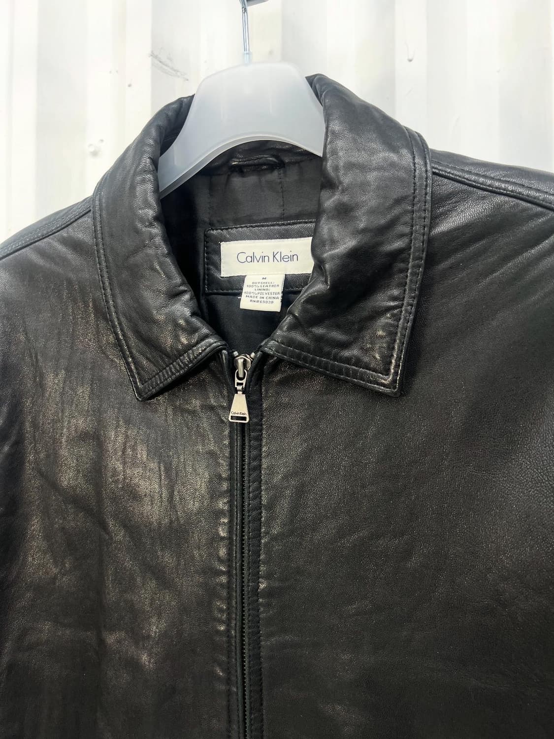 00s) CK lambskin single biker 상품이미지3