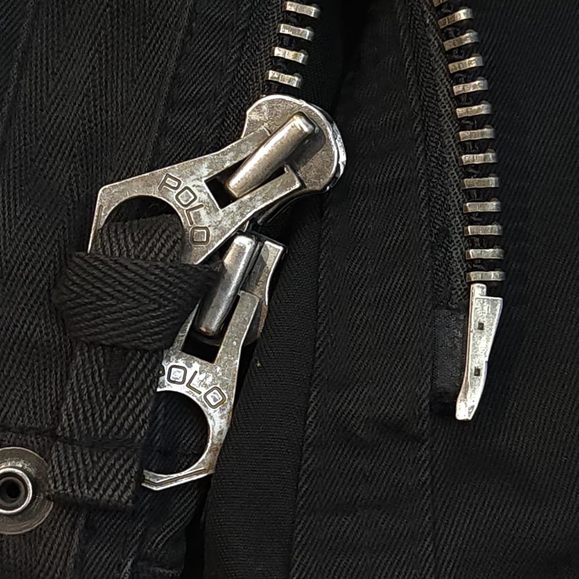 폴로 밀리터리 필드자켓 블랙 바이커 자켓 L 상품이미지10