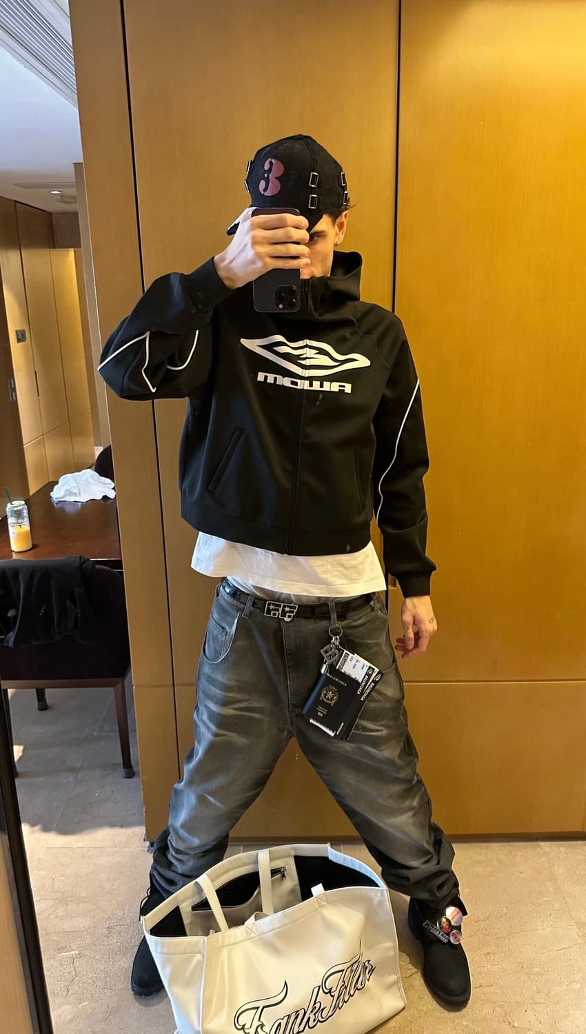 블랙 후드 상품이미지4