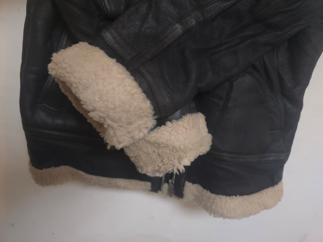 블랙 램스킨 무스탕 자켓 L (새상품급) 상품이미지6