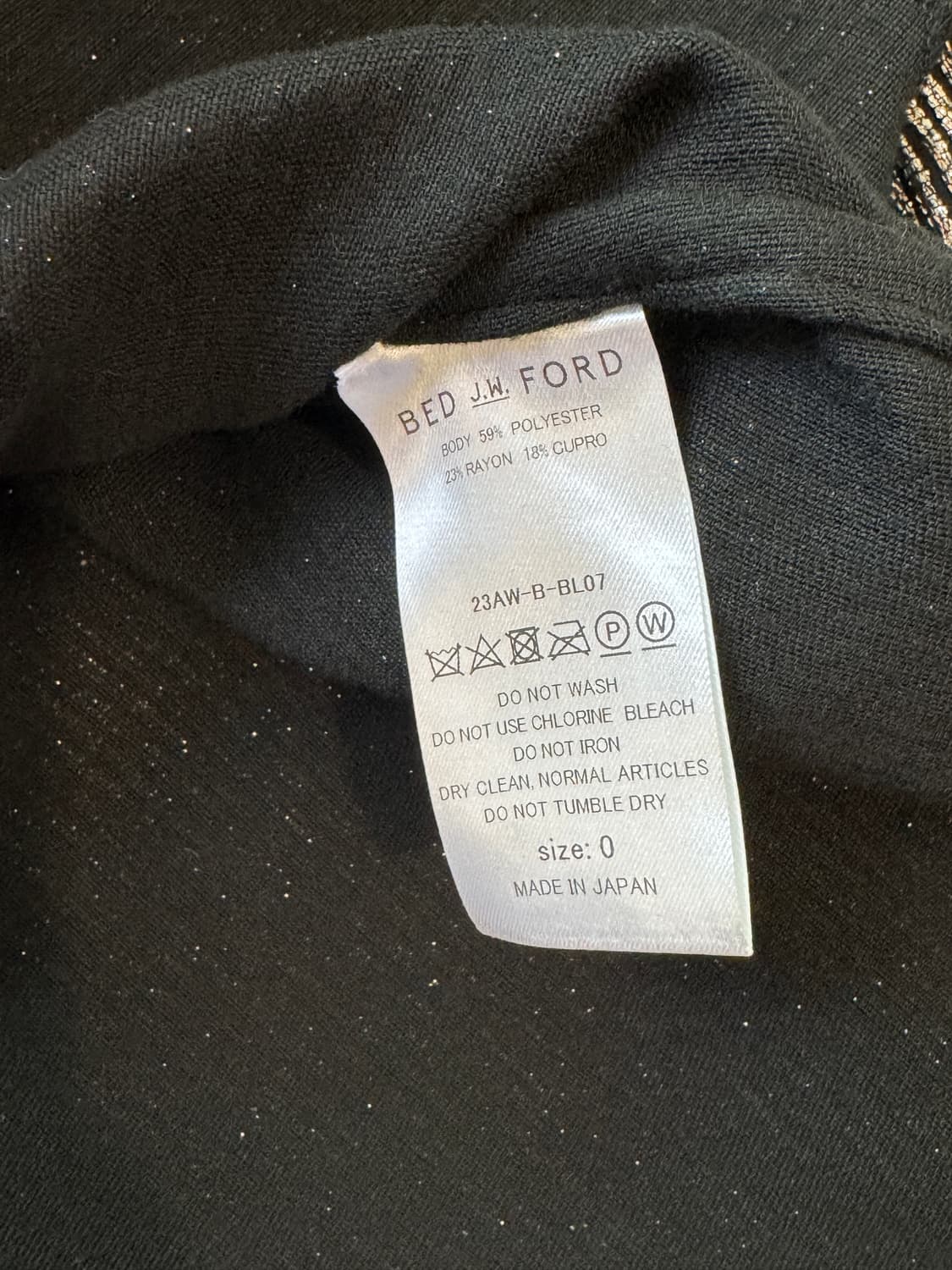 23AW BED J.W FORD 글리터 웨스턴 자켓 0 상품이미지9