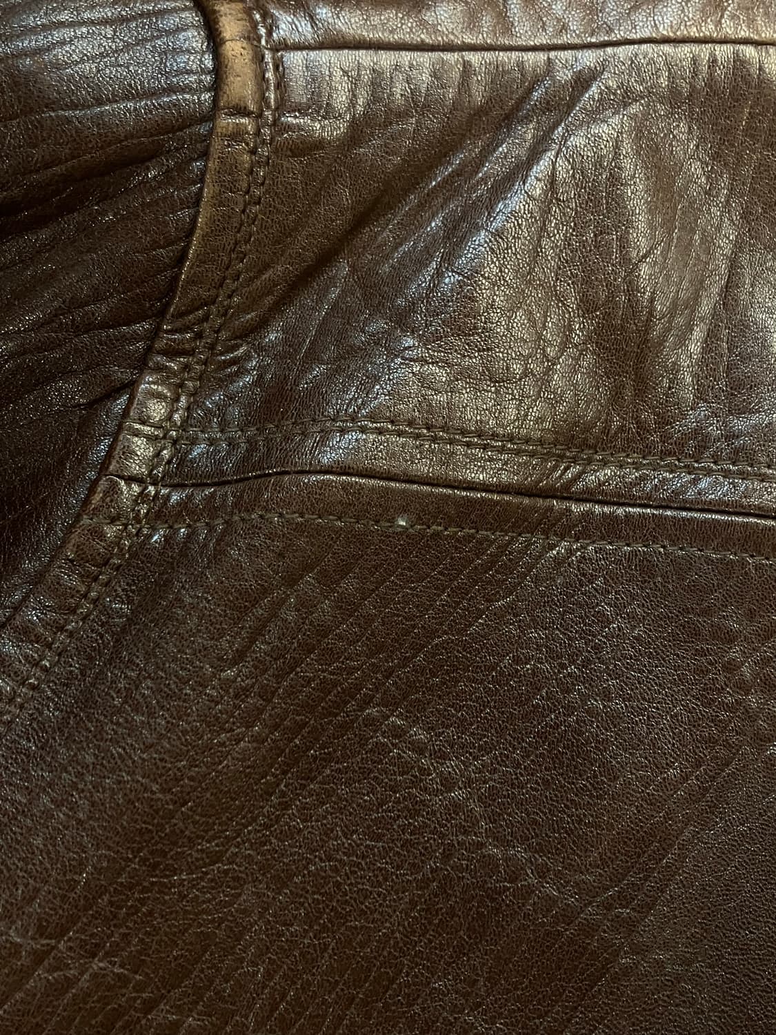 빈티지 양가죽 자켓 브라운 L #csz2910 상품이미지7