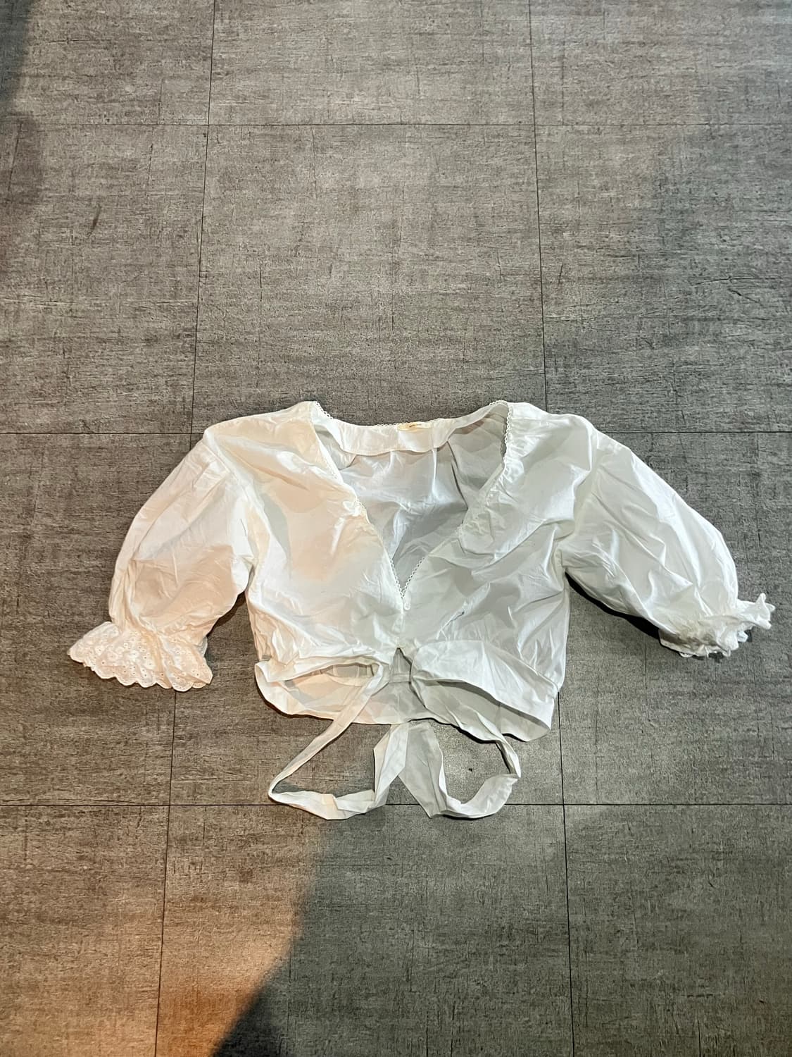 일본빈티지 Apresjour 달천깔페어리 랩블라우스 가디건 상품이미지1