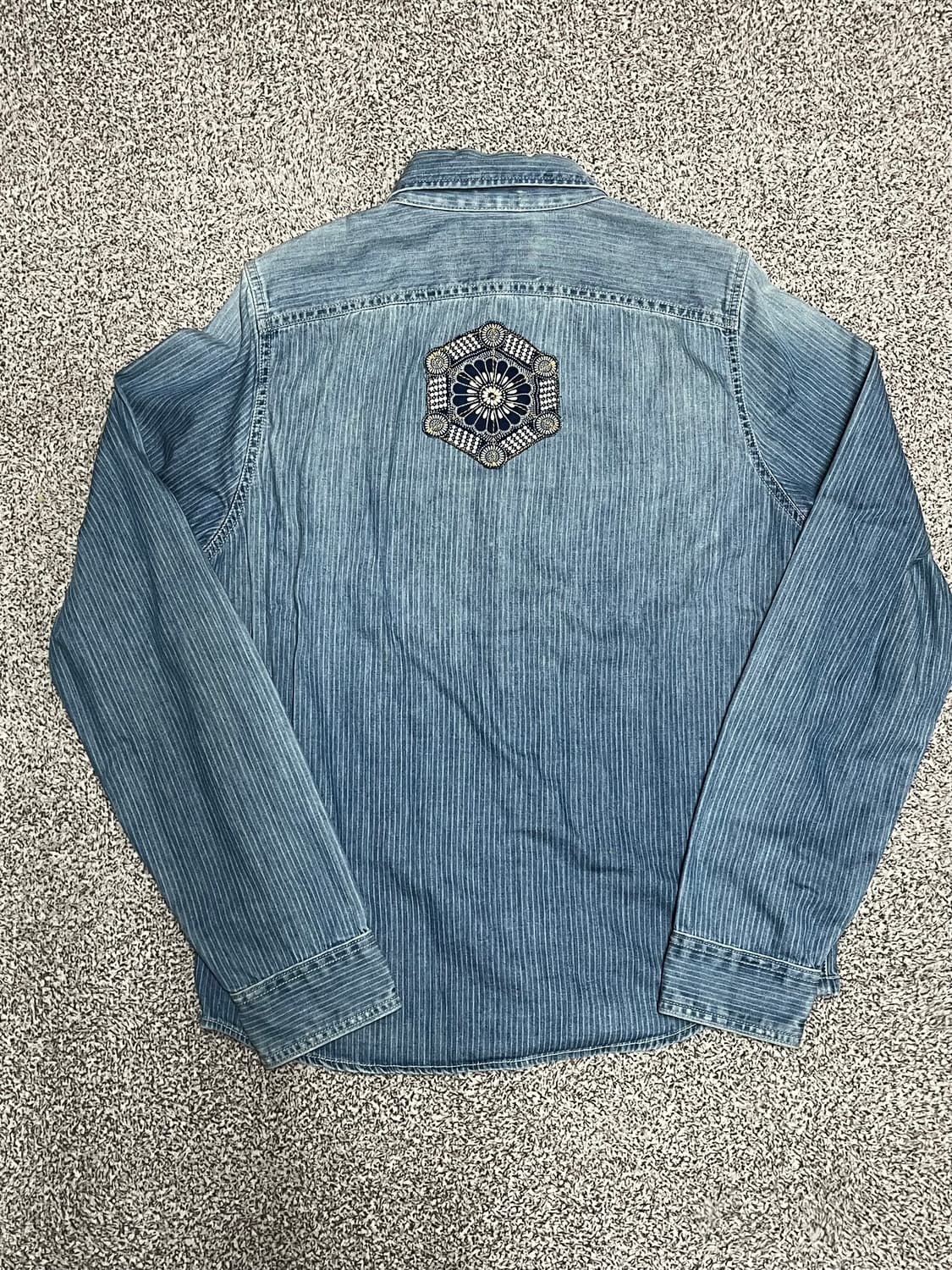 [L] Abercrombie sashiko denim shirt 상품이미지2