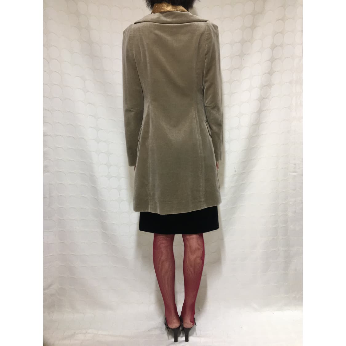 vivienne westwood 벨벳 카라 코트 상품이미지2