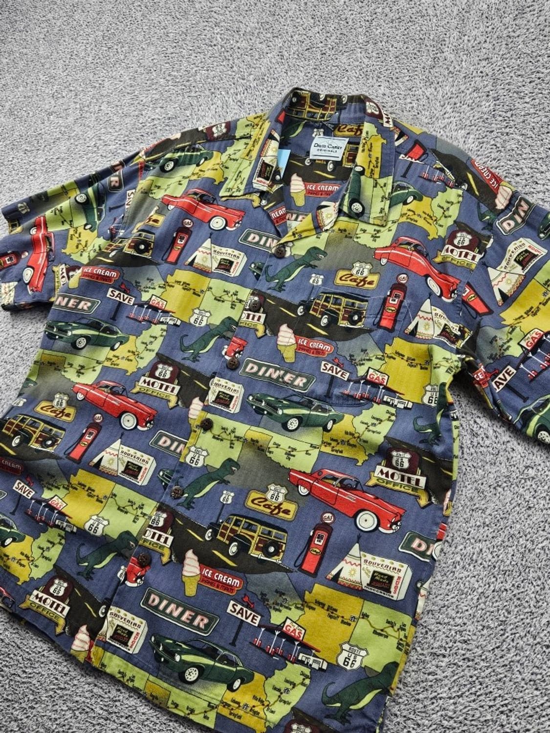 데이비드 캐리 오리지널스 반팔 셔츠 ( L ) / 11959 상품이미지4