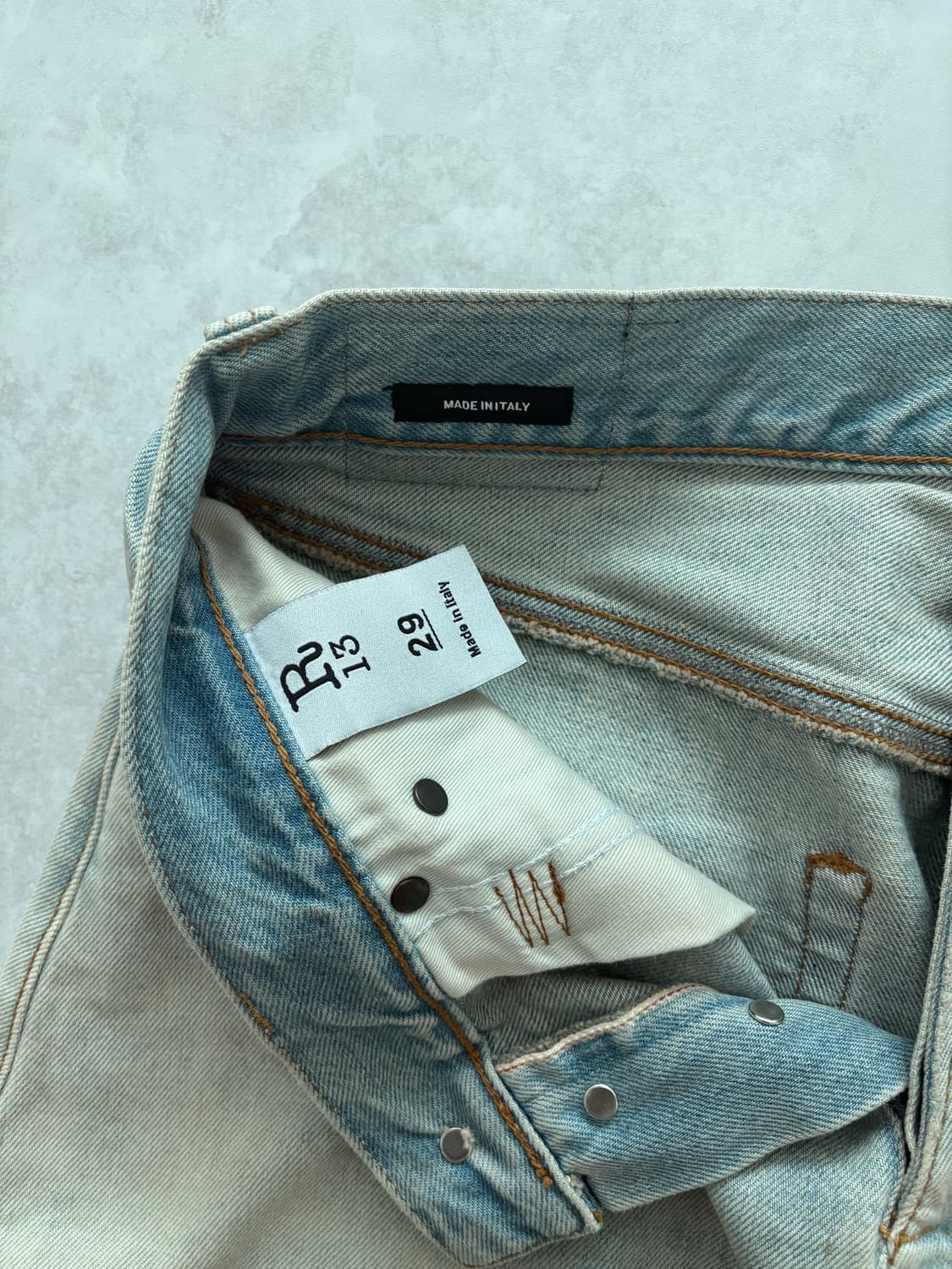 R13 데님 반바지 상품이미지7