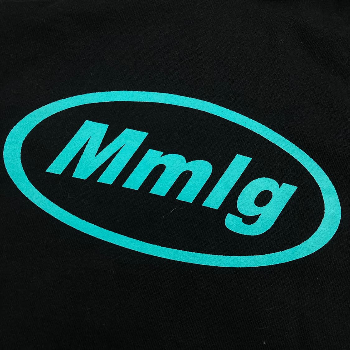 Mmlg 블랙 컬러 빅로고 후드티 상품이미지2