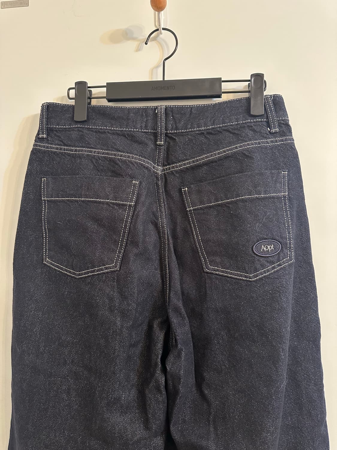 아옵트 투턱 와이드 데님 팬츠 / 인디고 상품이미지7