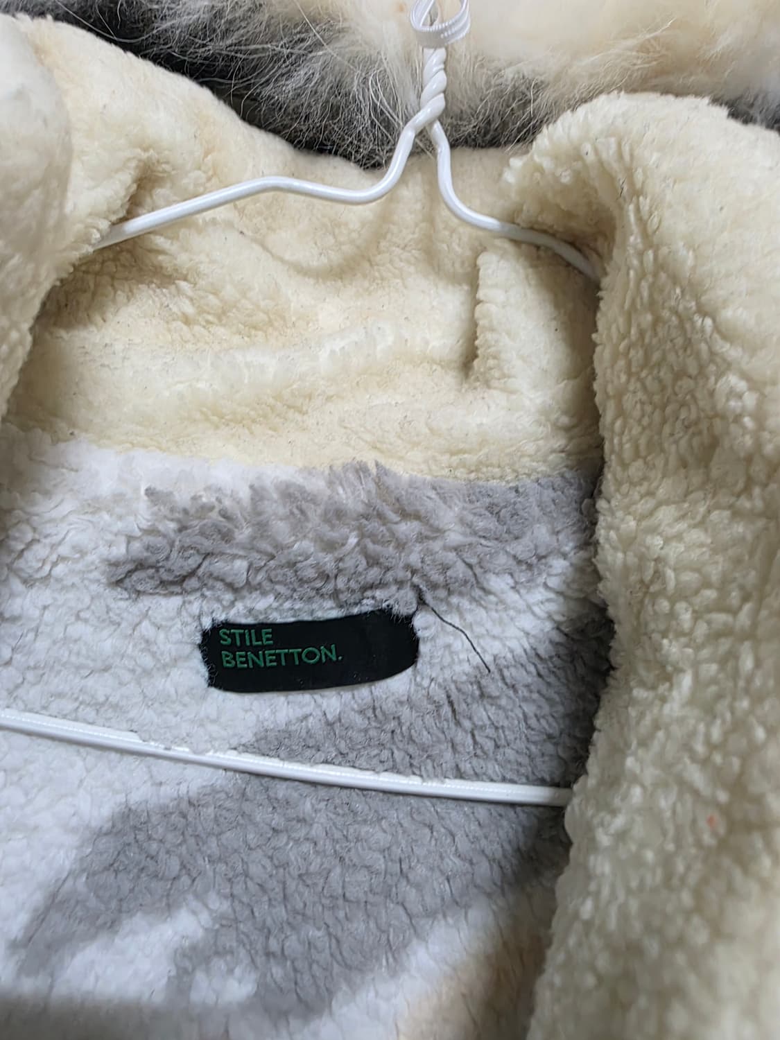 베네통 털 야상 상품이미지3