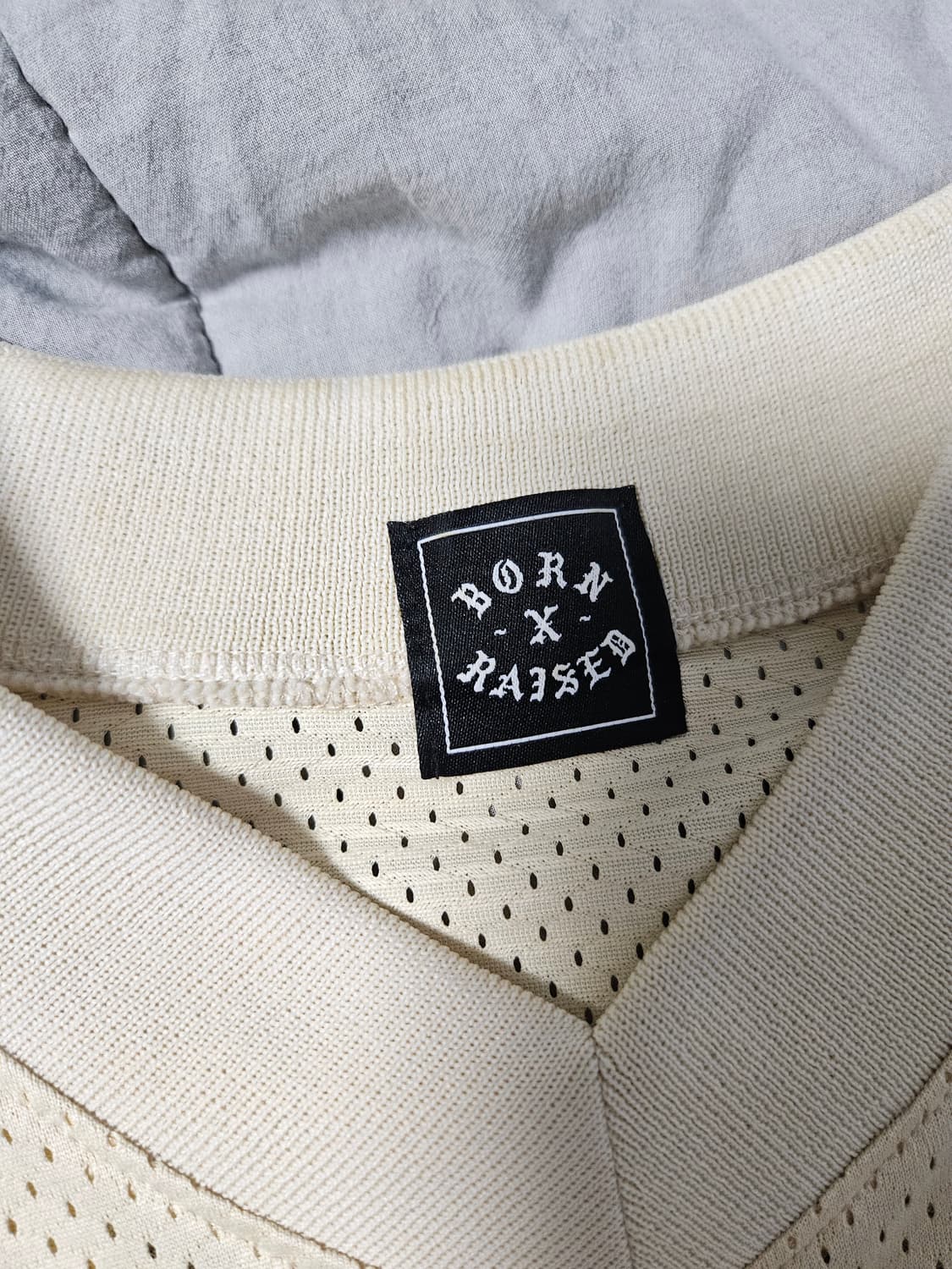 [L]스투시x본앤레이즈드 풋볼 저지 크림 상품이미지3