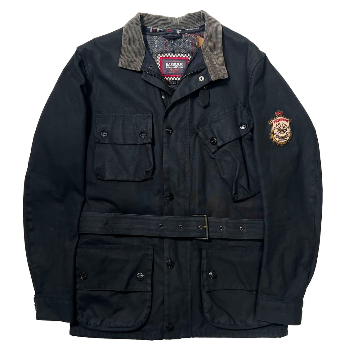 바버 인터네셔널 X 트라이엄프 왁스 자켓 (L) 상품이미지1