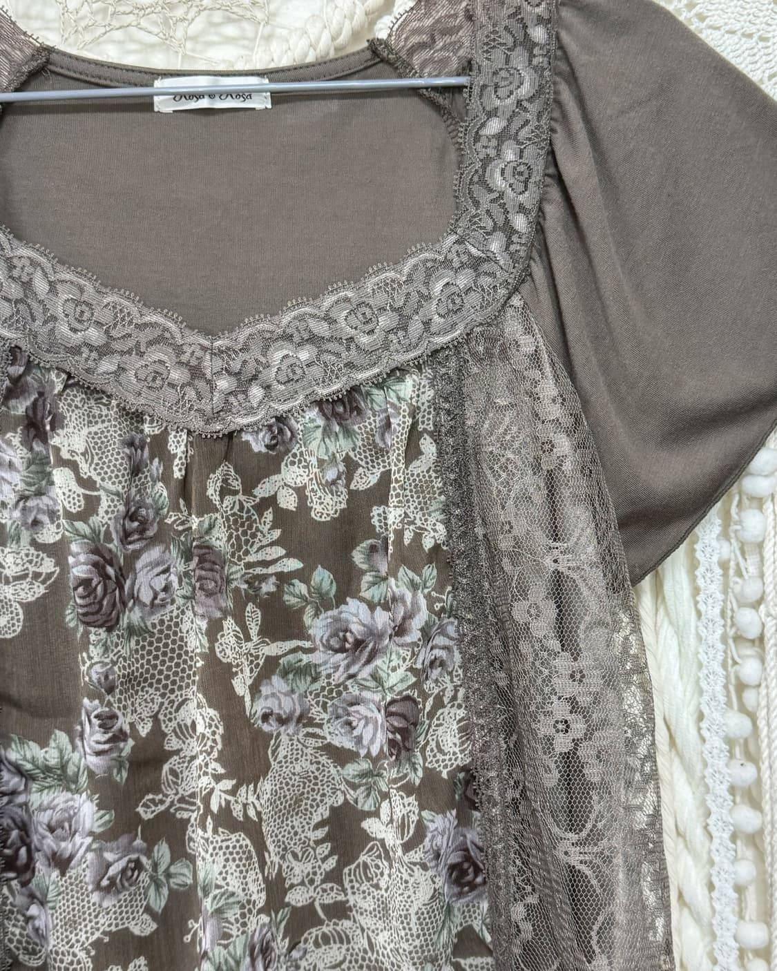 Rosa&rosa Flower Lace Blouse 상품이미지4