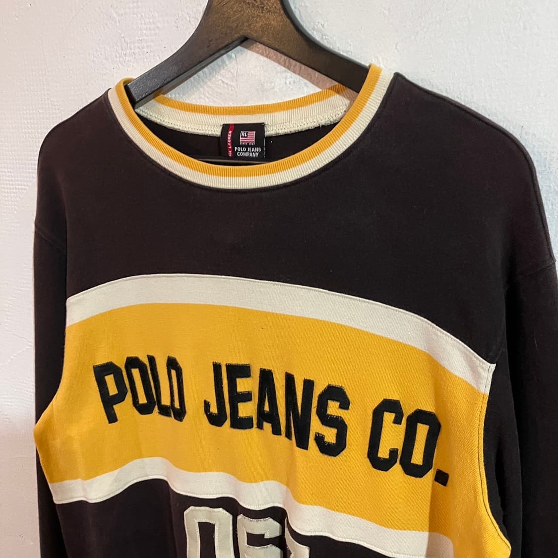 폴로 진 빅로고 럭비 맨투맨 상품이미지4