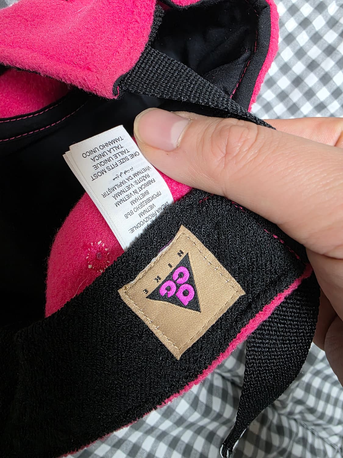 나이키 ACG AW84 플리스 캡 러쉬 핑크 상품이미지5