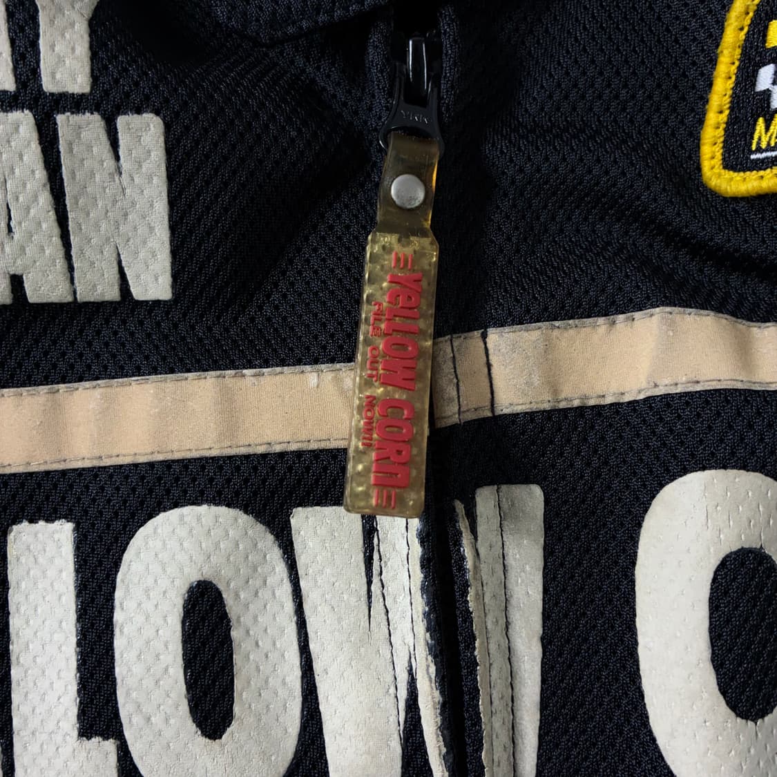 Yellow corn  옐로우 콘 네오프렌 다이버 레이싱 메쉬 자켓  상품이미지4