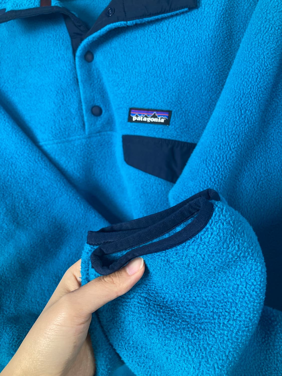 파타고니아 신칠라 풀오버 비레이블루/네이비 (S) 상품이미지4