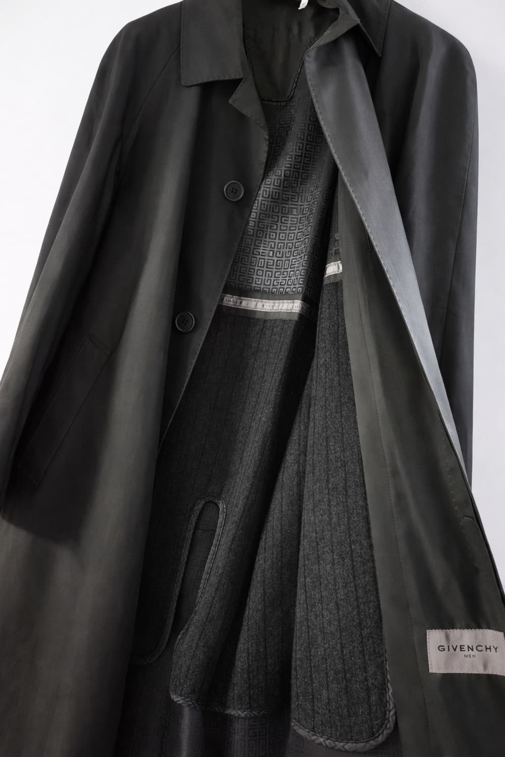 지방시 트렌치코트 남성 실크 트렌치코트  상품이미지1