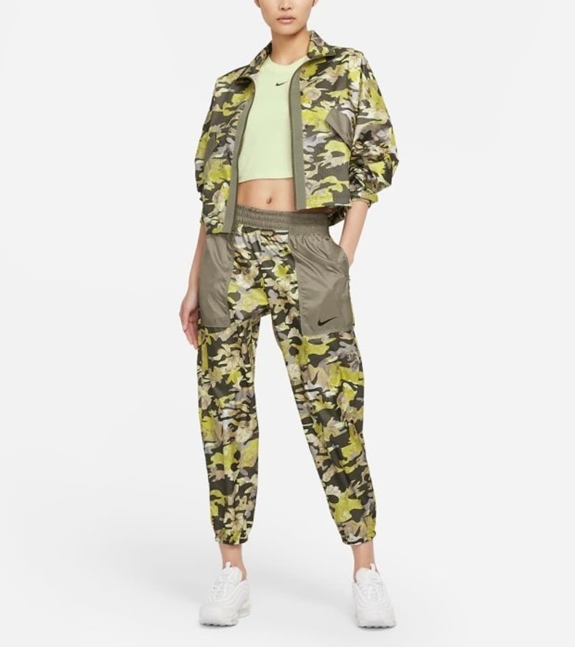 나이키 우먼 스포츠 플라워 카모 자켓 셋업 세트 상품이미지7