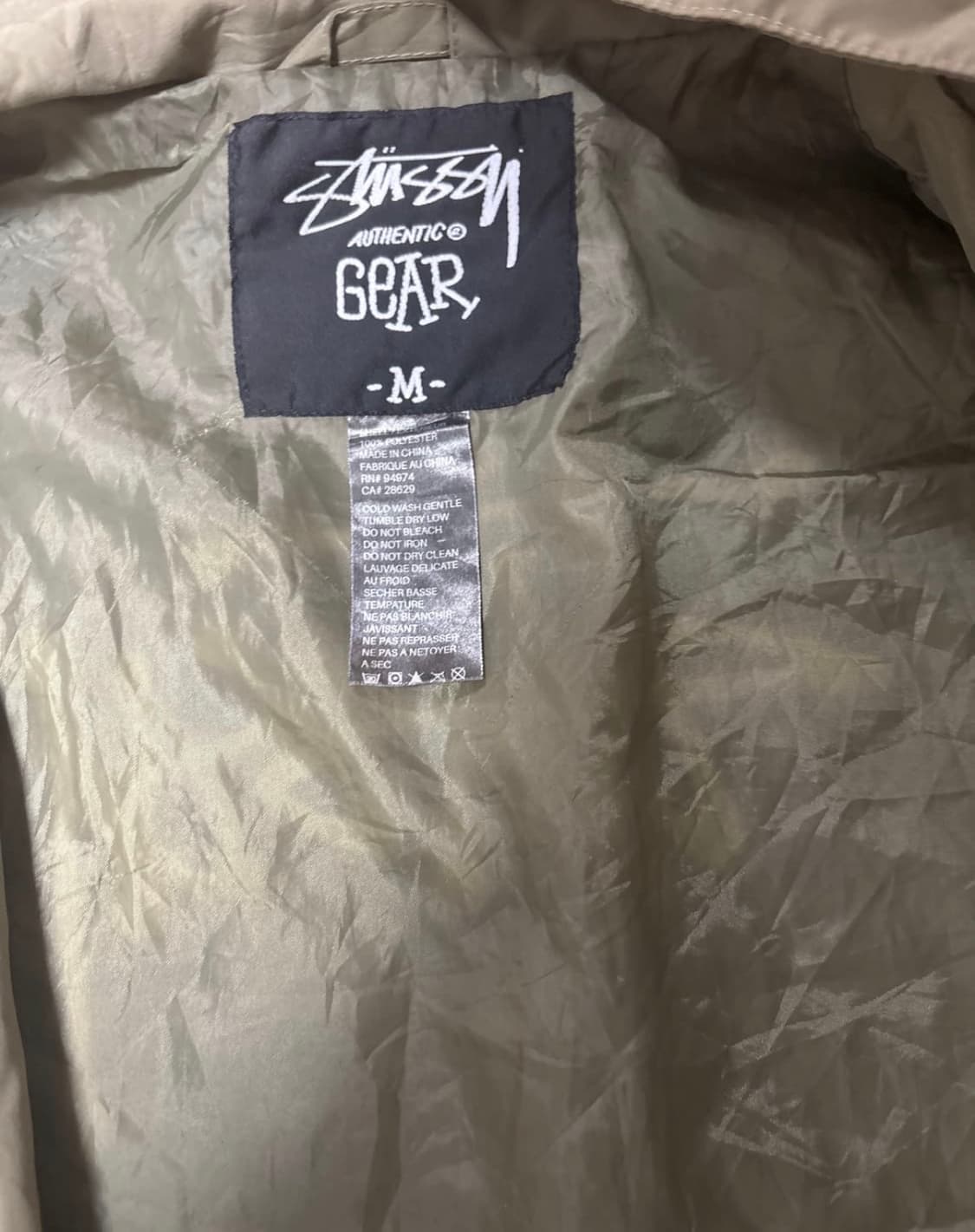 90s 스투시 자켓 사이즈 L 상품이미지2