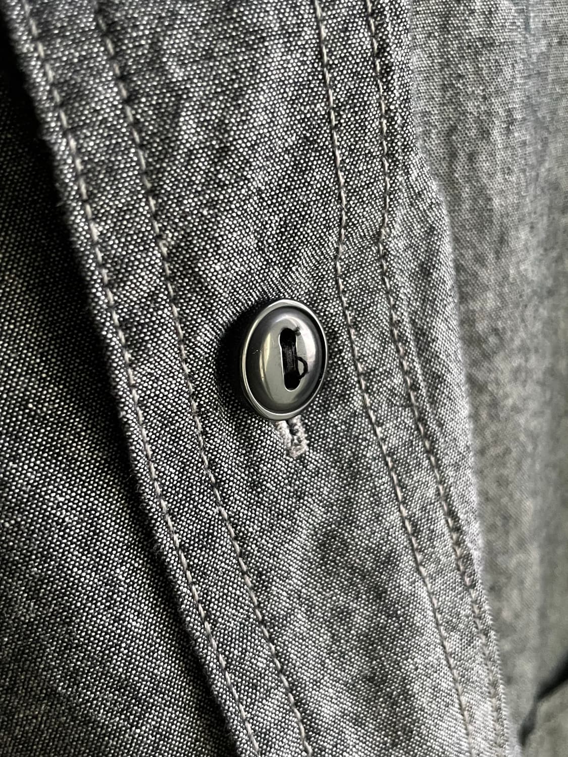 저널스탠다드 Relume HOUSE HOLD 블랙 샴브레이 셔츠 100 상품이미지4