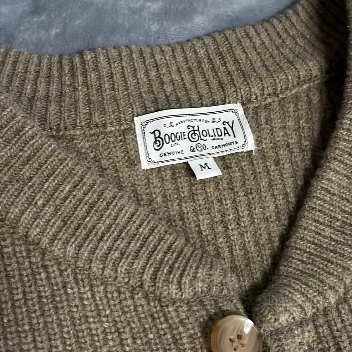 부기홀리데이 라운드넥 가디건 m 상품이미지2