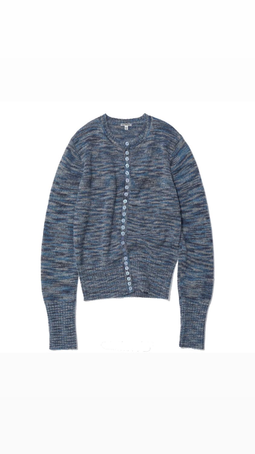 파르티멘토 우먼 와이드 리브 버튼업 니트 가디건 상품이미지1