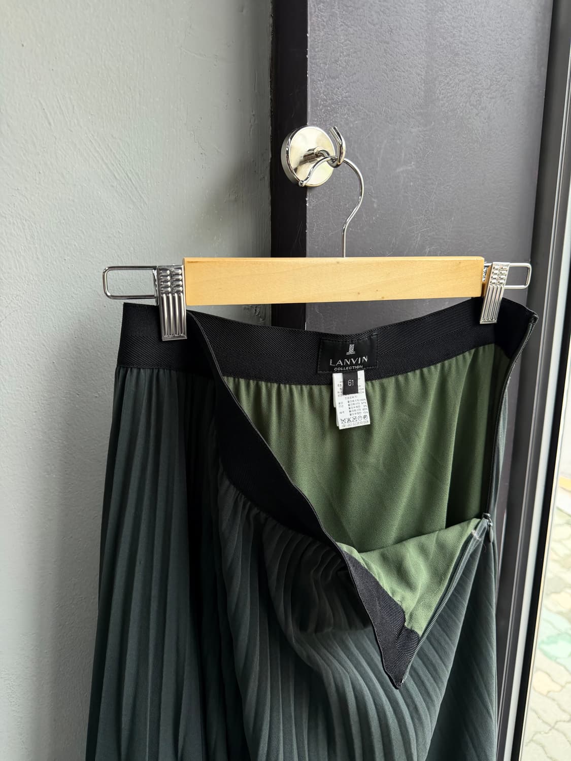 61/ 랑방 컬렉션 플리츠 롱 스커트 상품이미지5