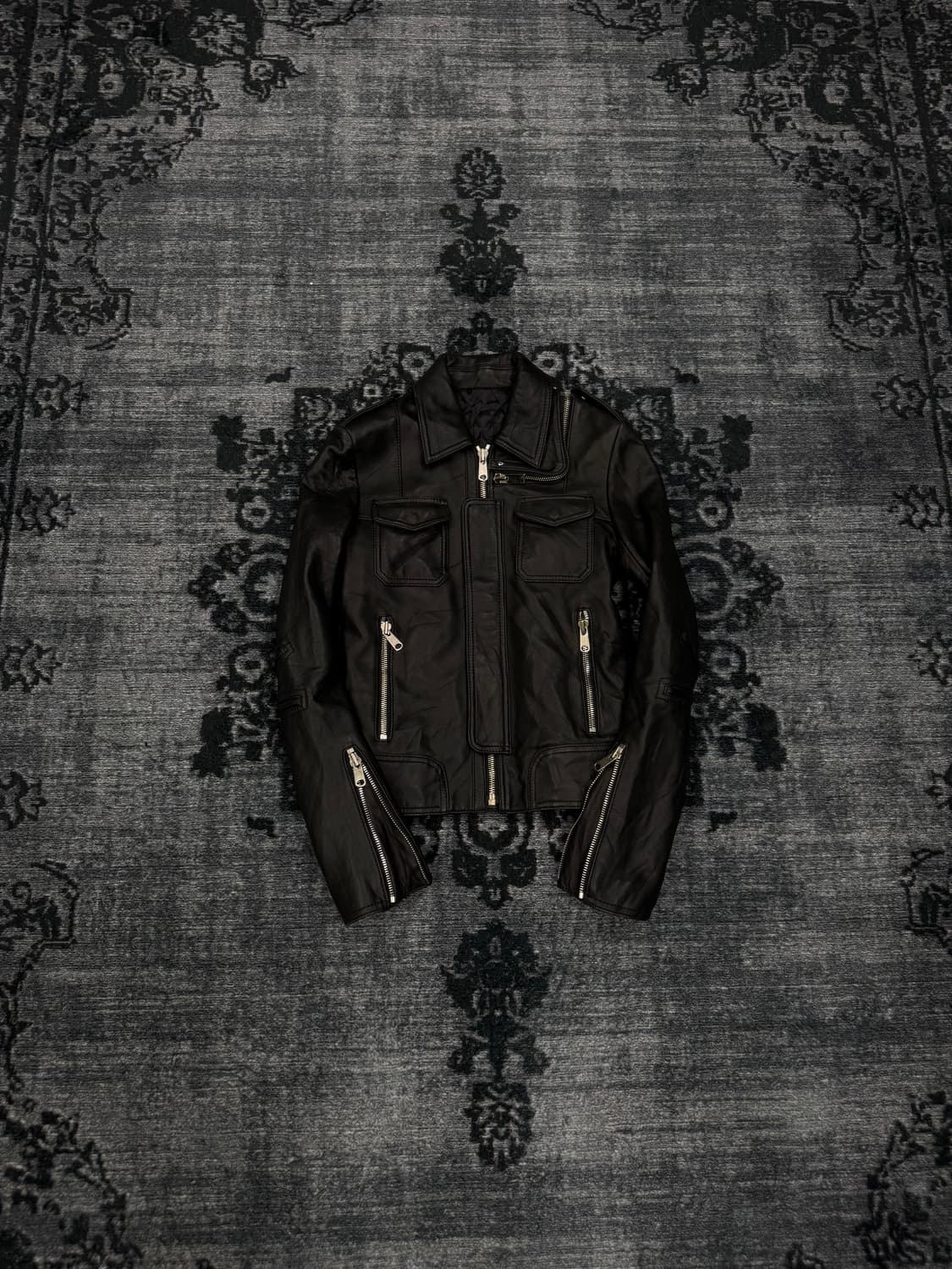 Stud homme hedi’s leather jacket 상품이미지1