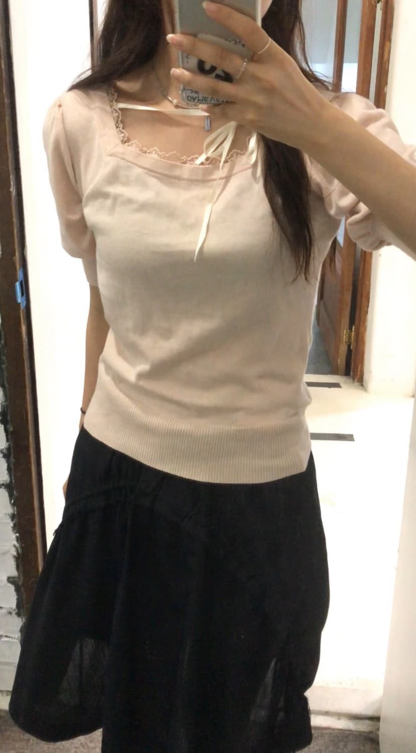 핑크 니트 상품이미지1