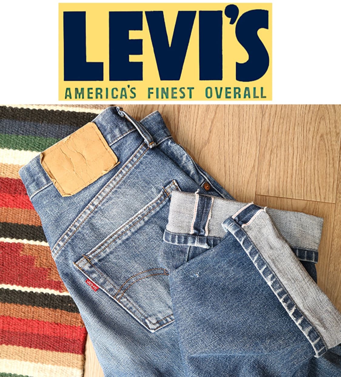 
일본판 90S LVC LEVIS 리바이스 502XX 빅E 빈티지 셀비지 상품이미지1