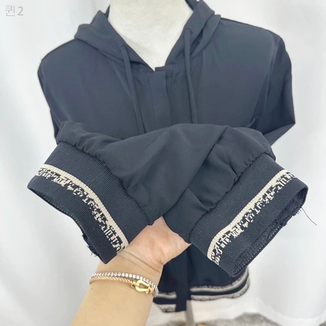 셀렙샵 여자 후드자켓 네이비 77 상품이미지4